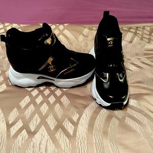 Chanel tennis shoes.